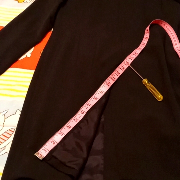 NWT,Vintage 90s,CLASSY,Long, Black, Blazer/Jacket/Dress by Classiques Entierπ€ - Picture 13 of 14